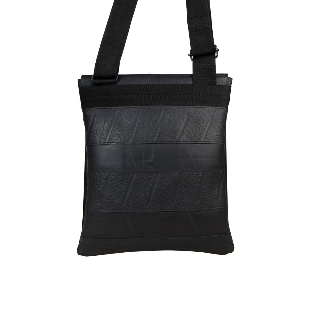 Spencer Recycled Rubber Vegan Crossbody Bag (3 Sizes Available)