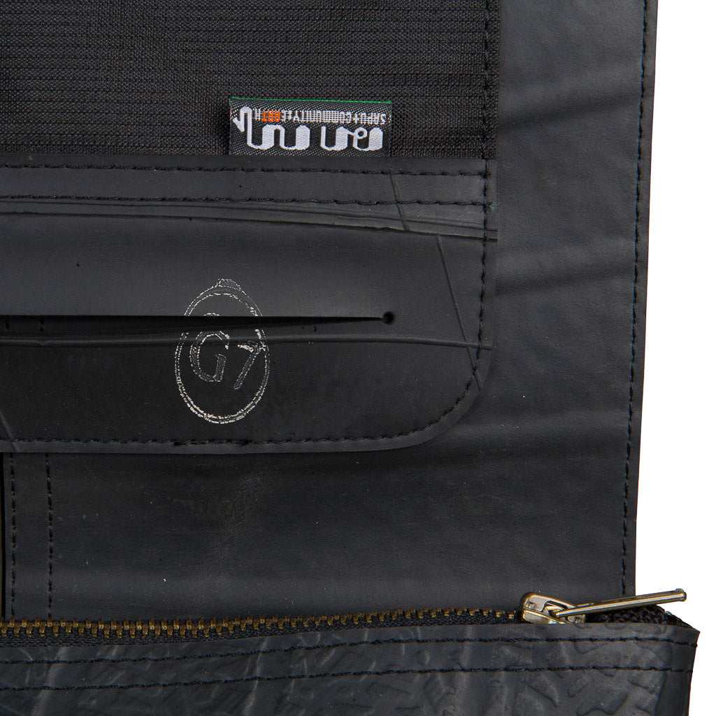 Spencer Recycled Rubber Vegan Crossbody Bag (3 Sizes Available)